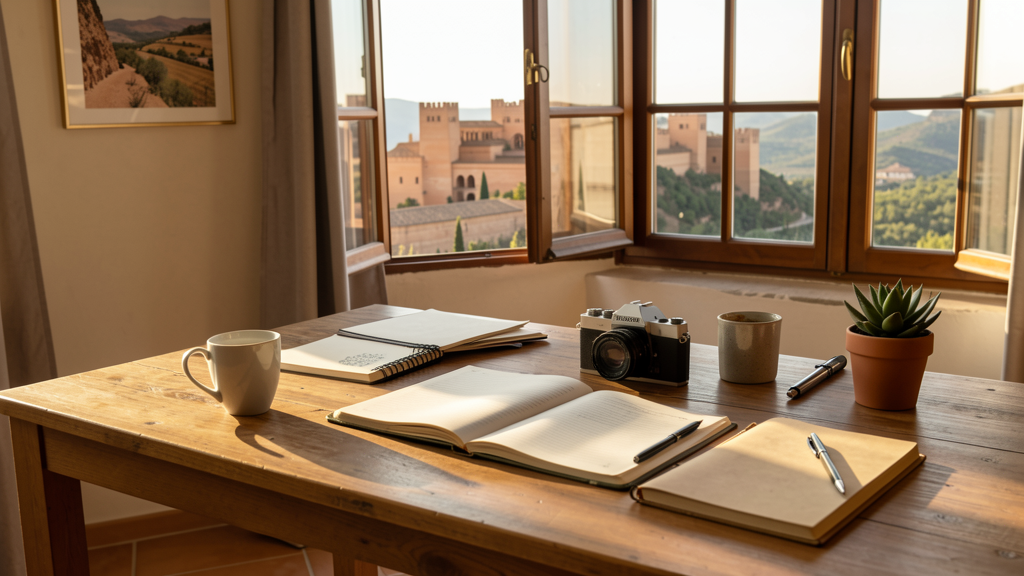 Imagen editorial que ilustra Ruta fotográfica inversa en la Alhambra: cómo conquistar el silencio en plena tarde