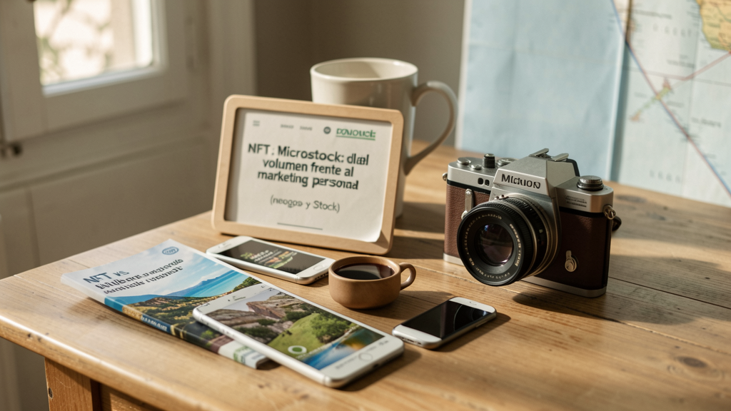 Detalle fotográfico relacionado con NFT vs. Microstock: El dilema del volumen frente al marketing personal